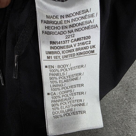 Mens Umbro Black Athletic Shorts Polyester Blend Stretch 6" Inseam Size S - Picture 4 of 11